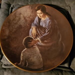 Gorham Fina China Irene Spencer Dear Child Collector Plate 1974-Vintage